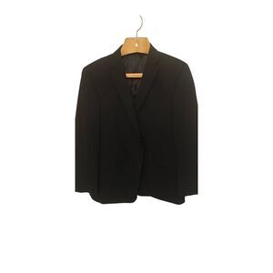 Tommy Hilfiger Big & Tall Lightweight  Black Blazer Jacket Size 46 Regular